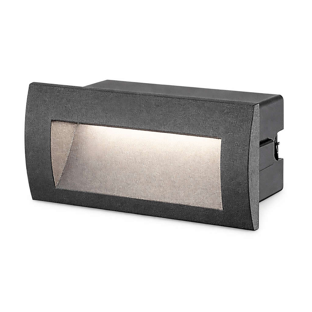 3W LED Rectangular Recessed Step Light