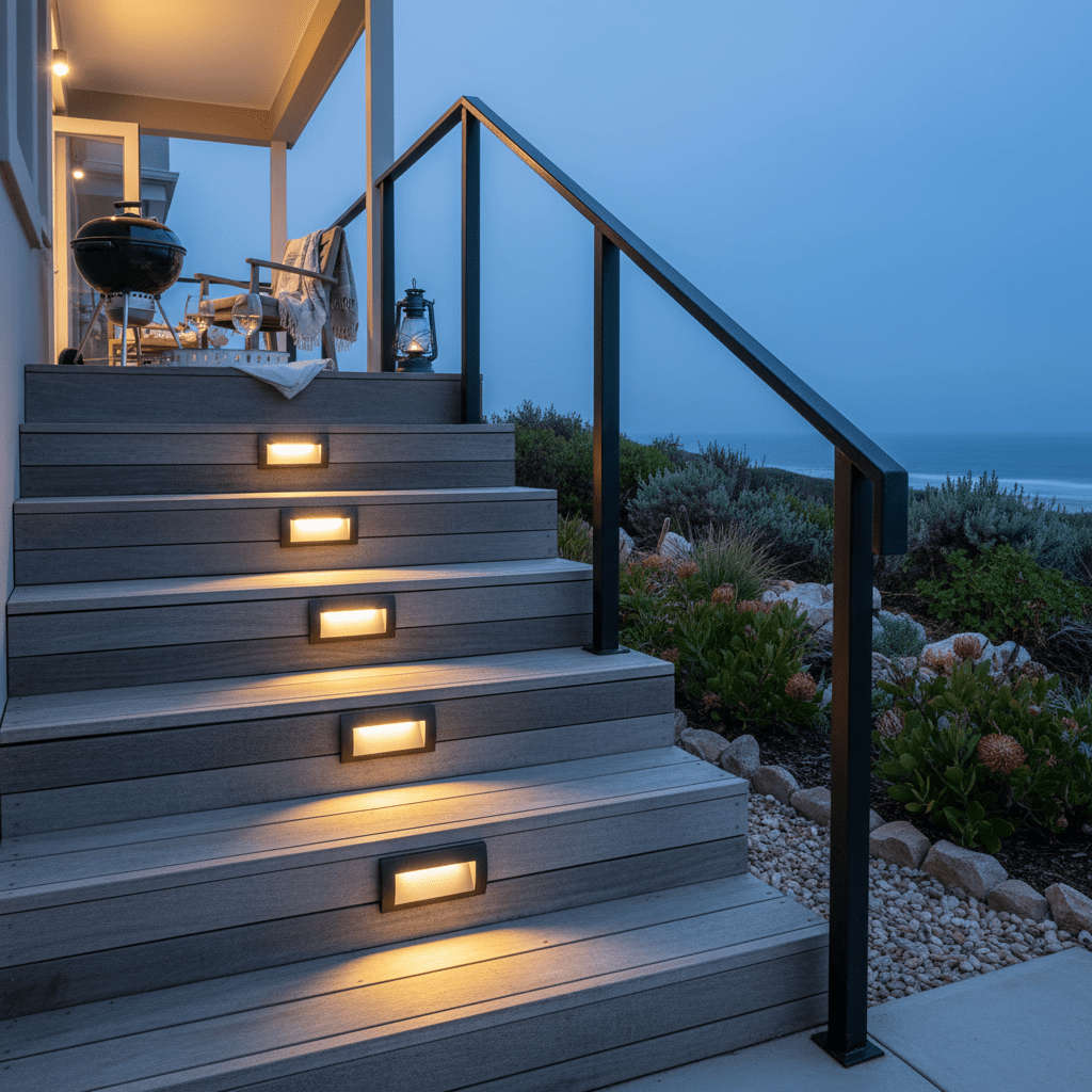 3W LED Rectangular Recessed Step Light