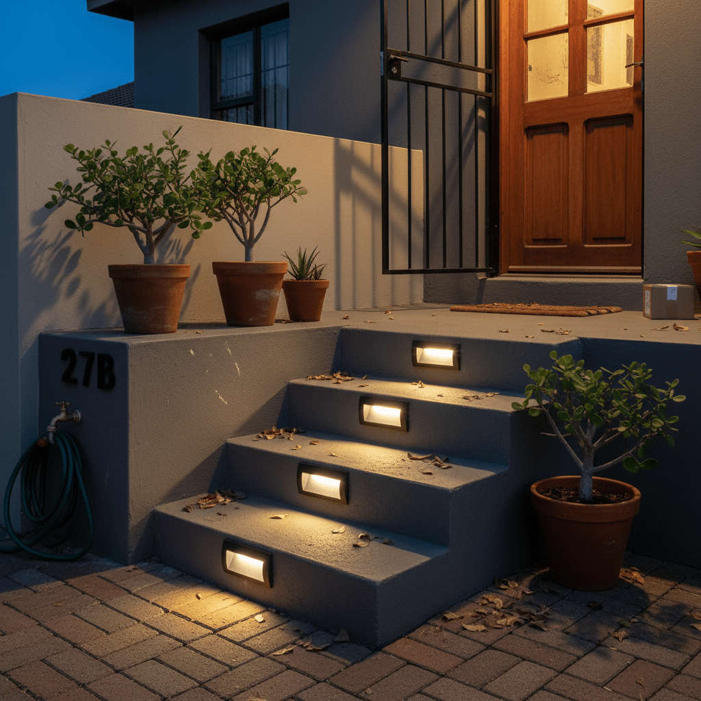 3W LED Rectangular Recessed Step Light