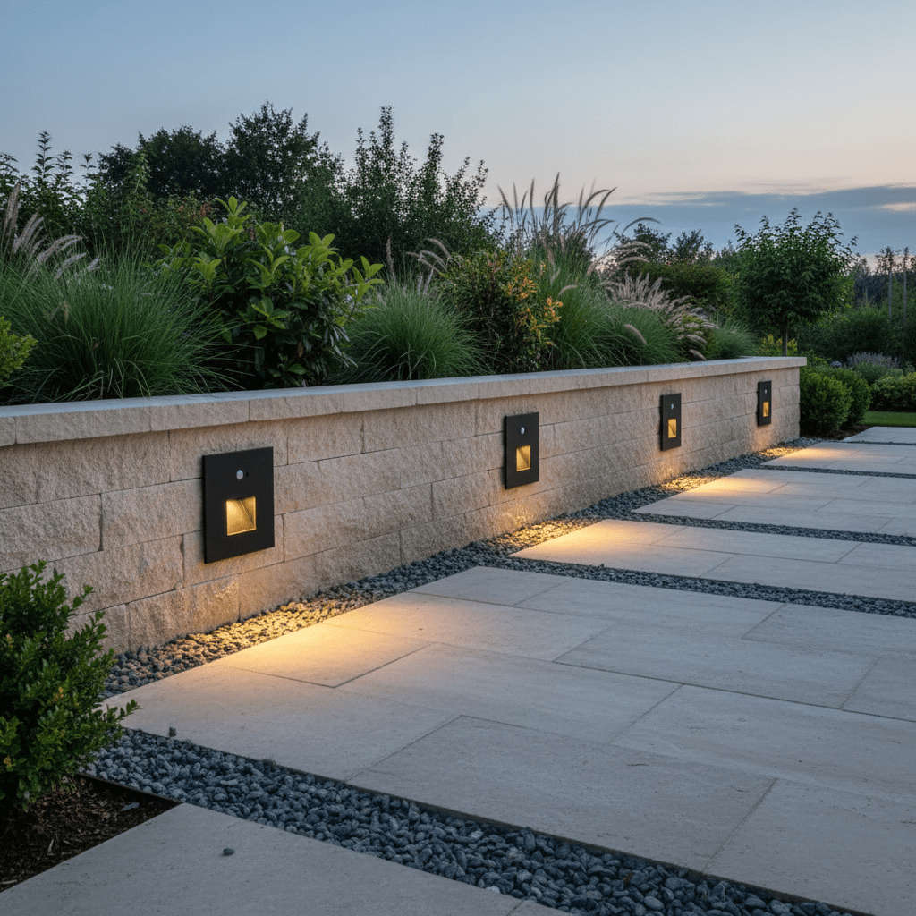 Orion Window Square LED Footlight with Motion Sensor
