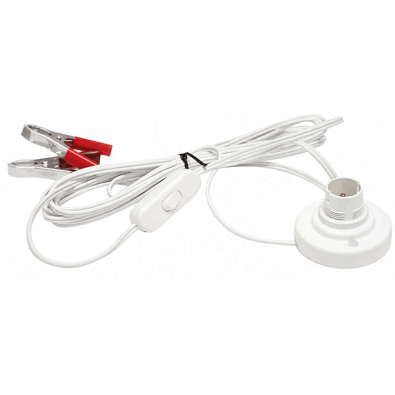Battery Light Kit - 12V Lamp Holder with Switch