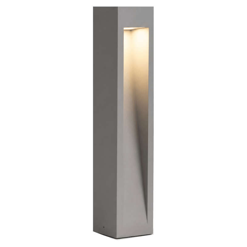 Natural Concrete LED Bollard, 9W, 3000K, IP65