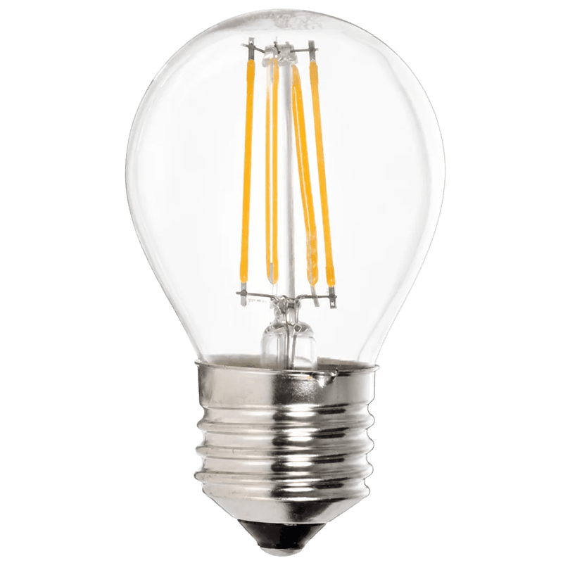 4.5W Clear Golf Ball Filament LED Bulb, E27, 2700K Warm White, Dimmable