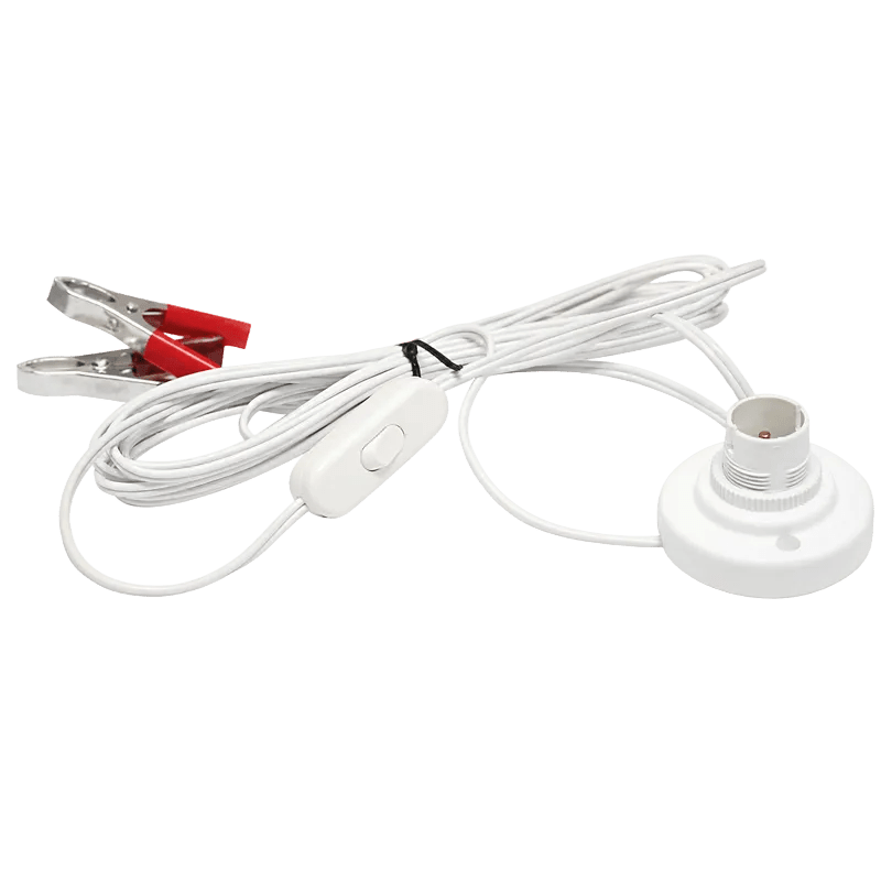 Battery Light Kit - 12V Lamp Holder with Switch