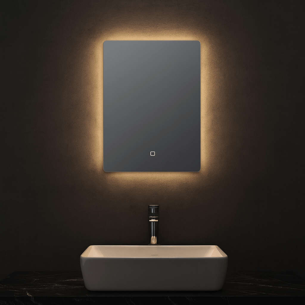 Iseo Medium Frameless LED Mirror - Backlit