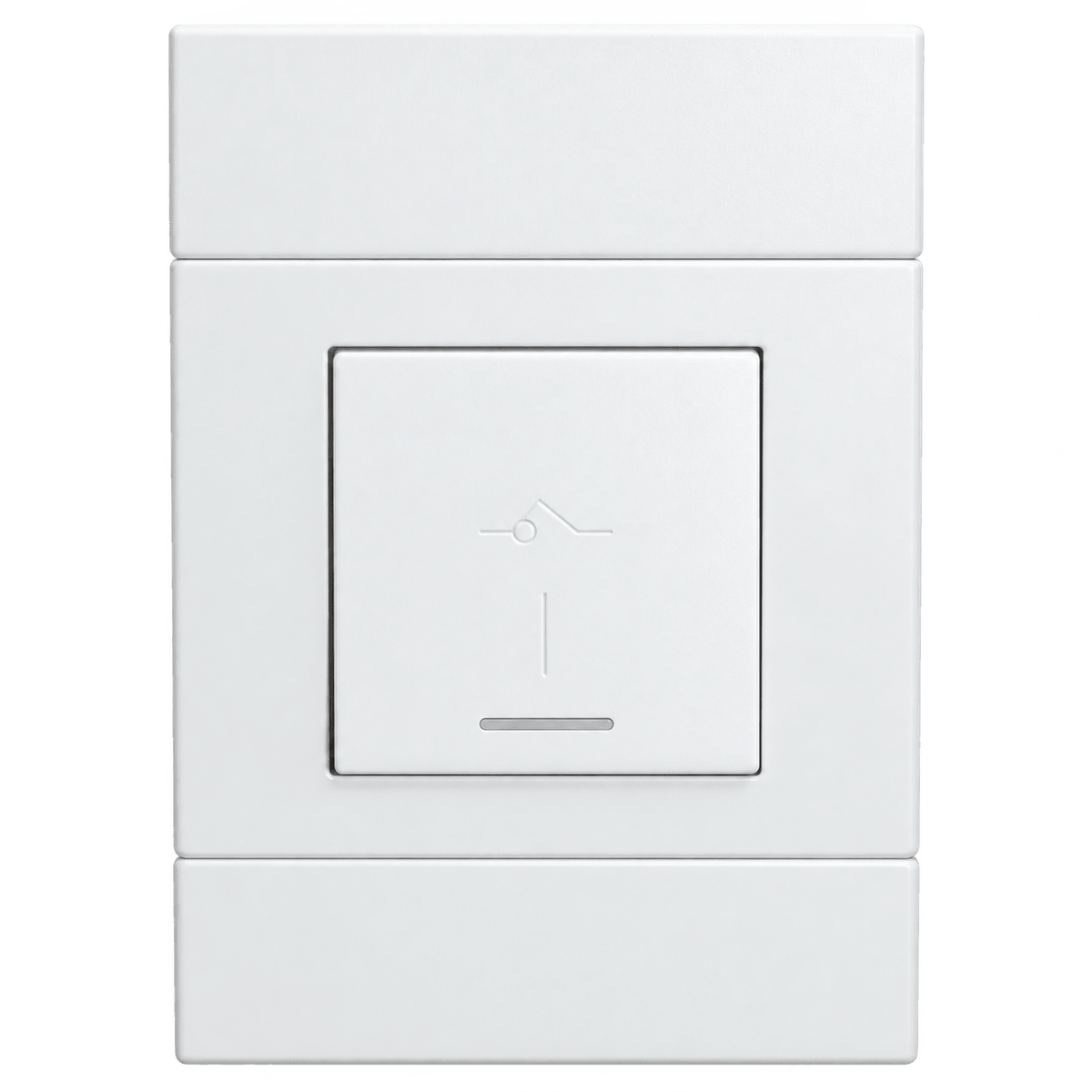 VETi 2 - White 30A Double pole Isolator Switch (2×4)