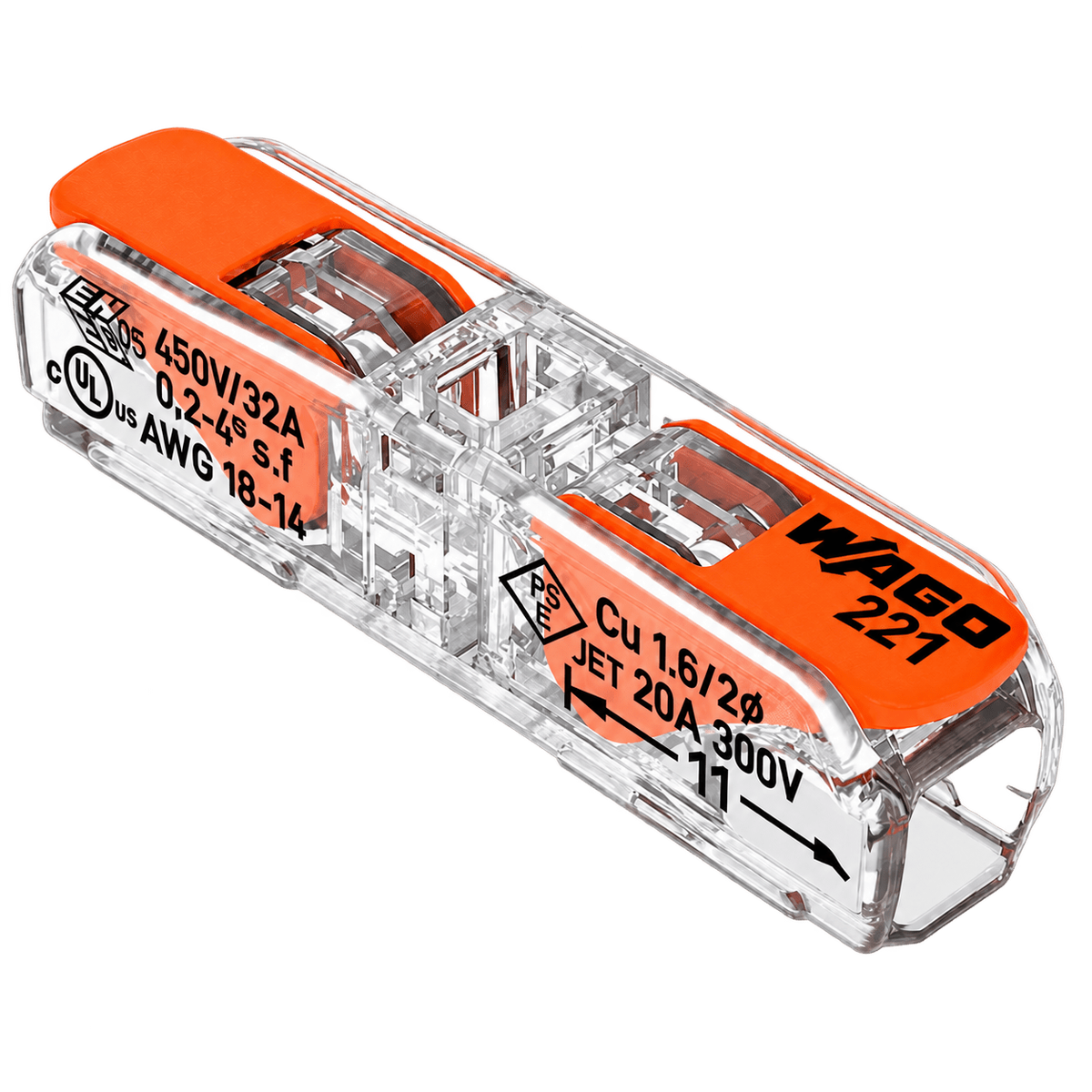 Wago Inline Splicing Connector - 12 Pack
