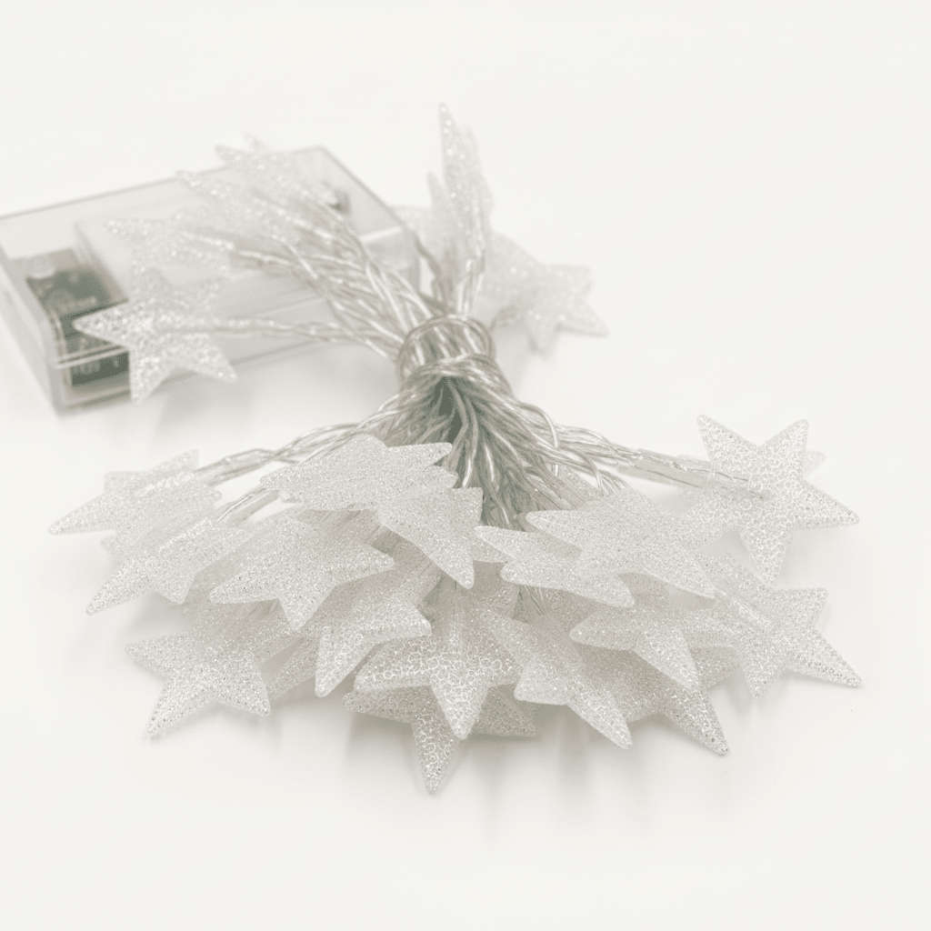 Star Christmas String Light - 5M - Battery Operated