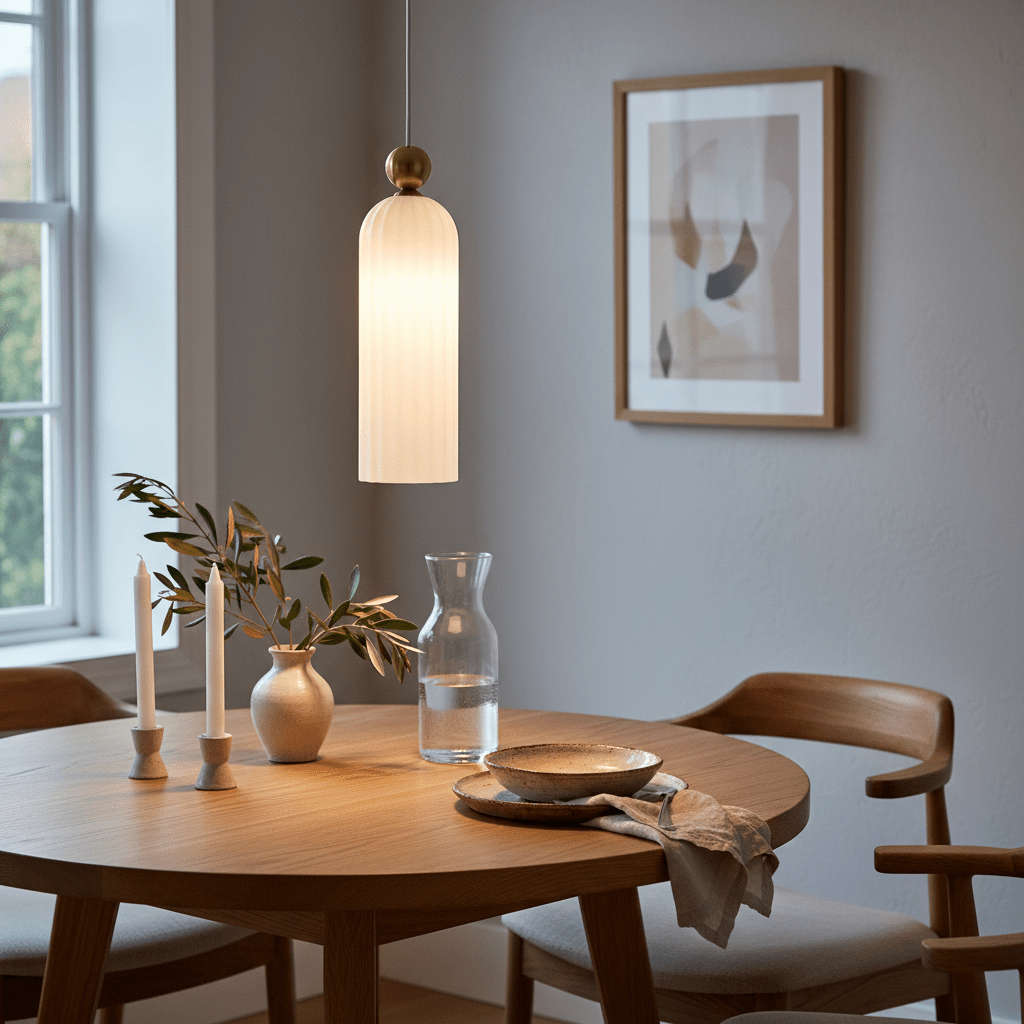 Antic White & Gold Pendant Light