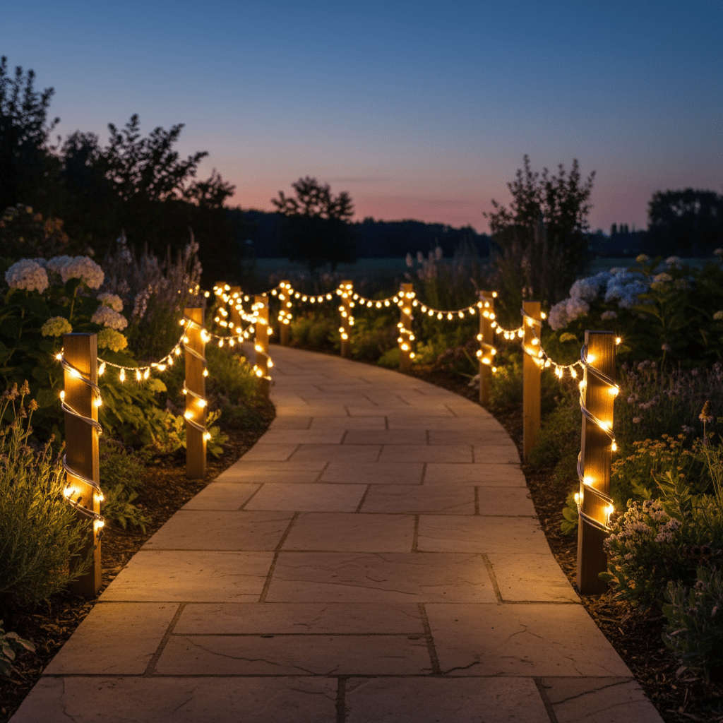 LED Fairy Lights - IP65 Heavy Duty, White Cable, Warm White - 18 Meters