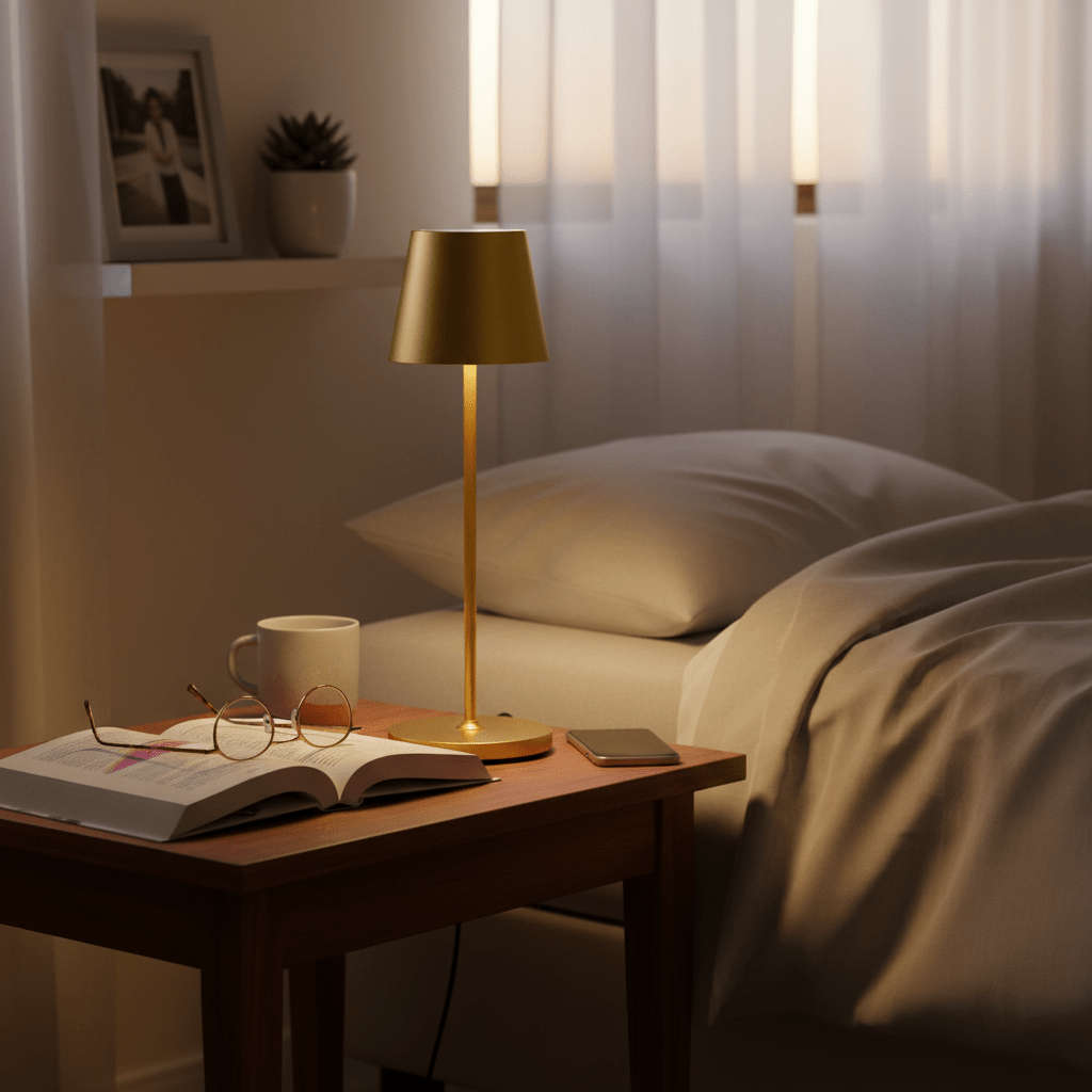 Trevi Rechargeable Table Lamp - Gold