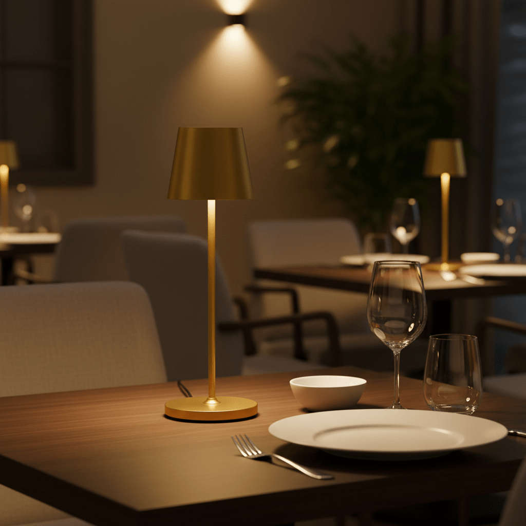 Trevi Rechargeable Table Lamp - Gold