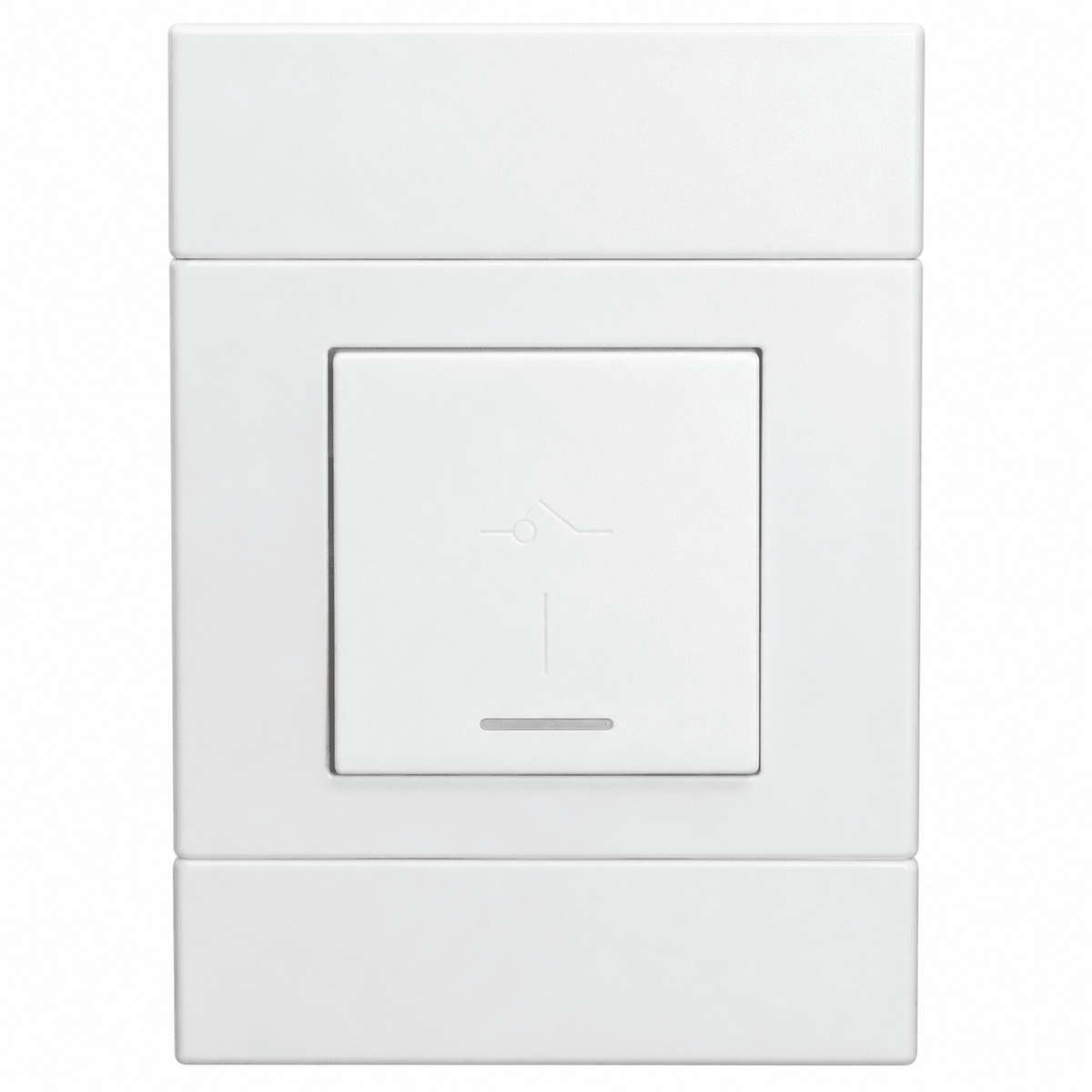 VETi 2 - White 30A Double pole Isolator Switch (2×4)