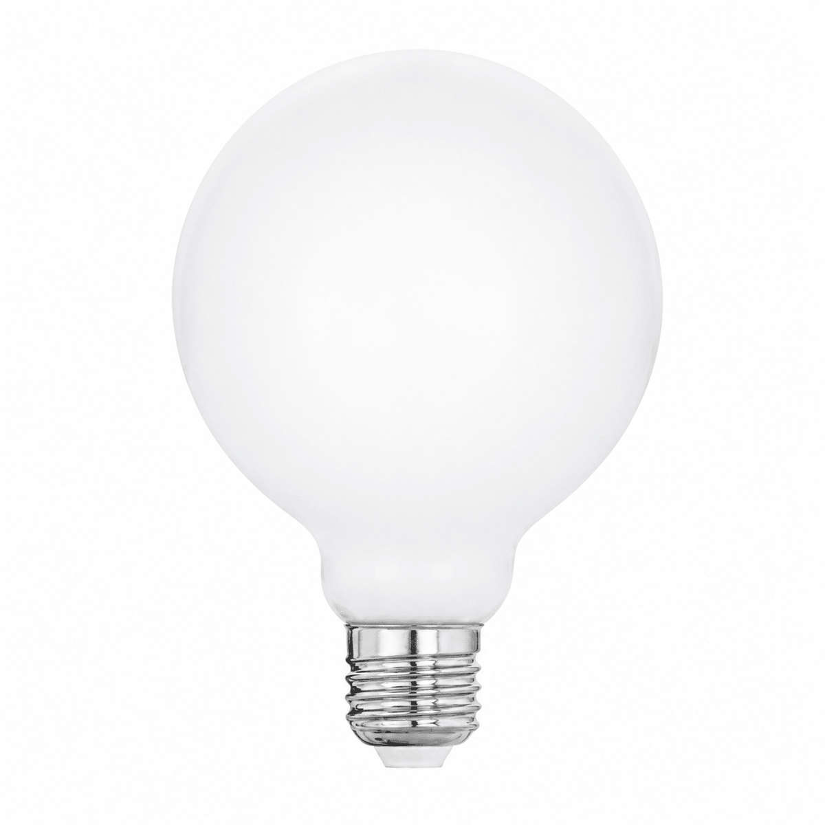8W Dimmable Opal G125 LED Bulb  E27, 4000K Cool White