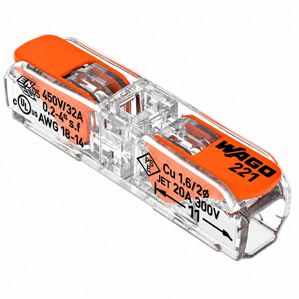 Wago Inline Splicing Connector - 12 Pack