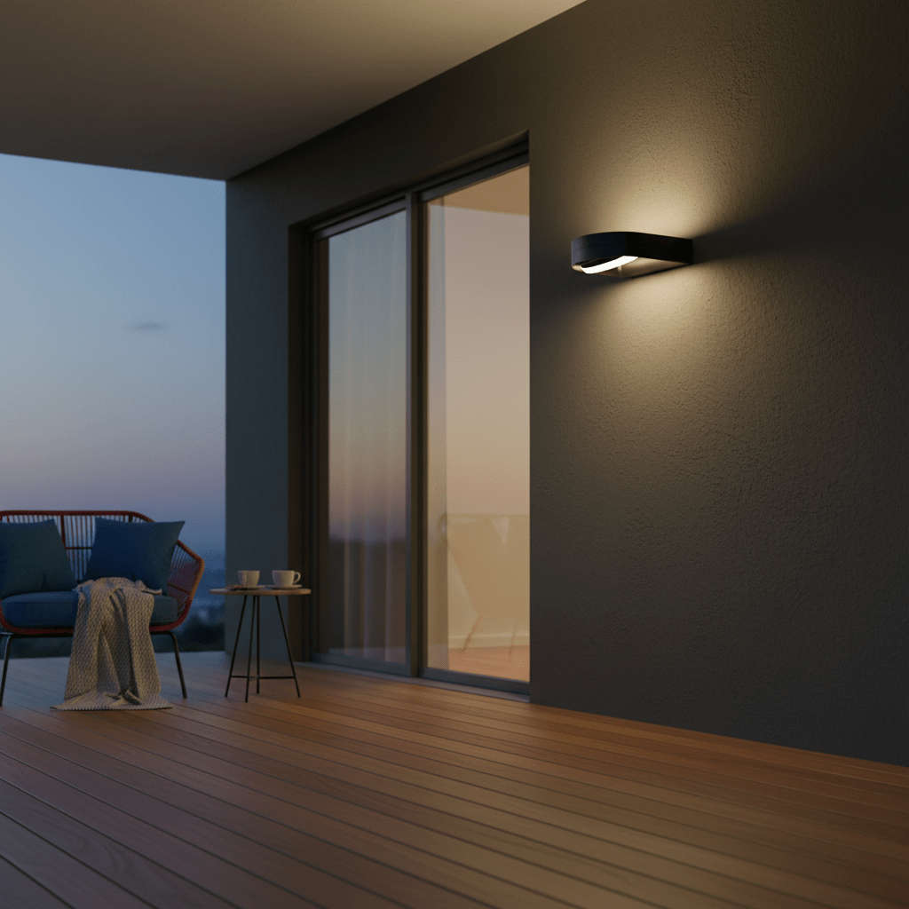 Fele Adjustable Wall Light Black Led 13.5W