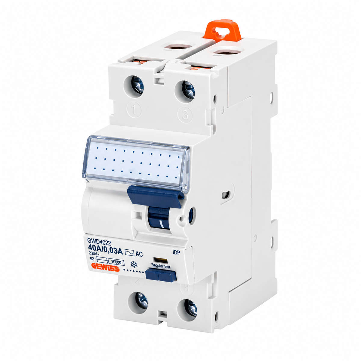 Gewiss Residual Current Circuit Breaker 2 Pole 2 Module