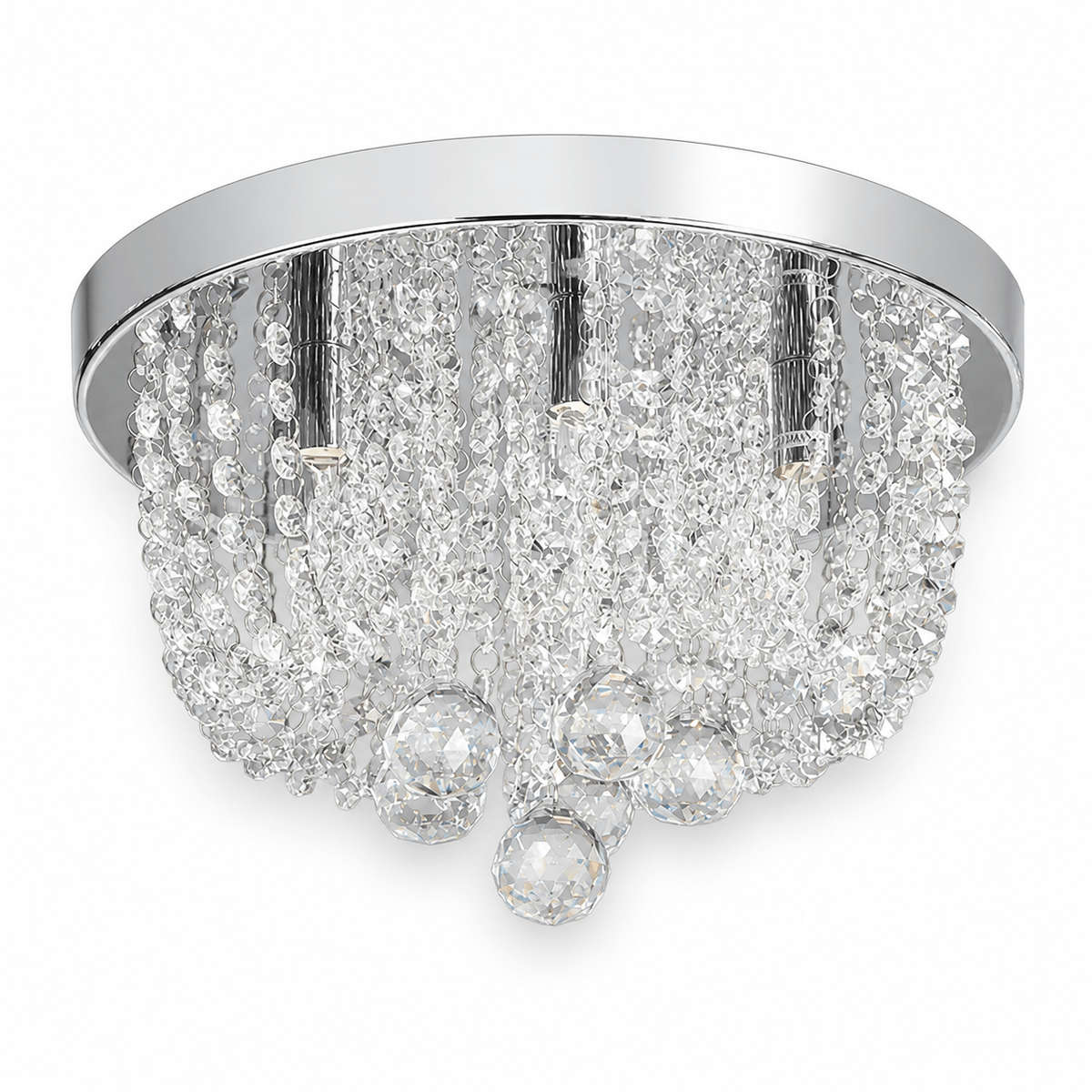 3.5W G9 LED Lily K9 Crystal Ceiling Fitting