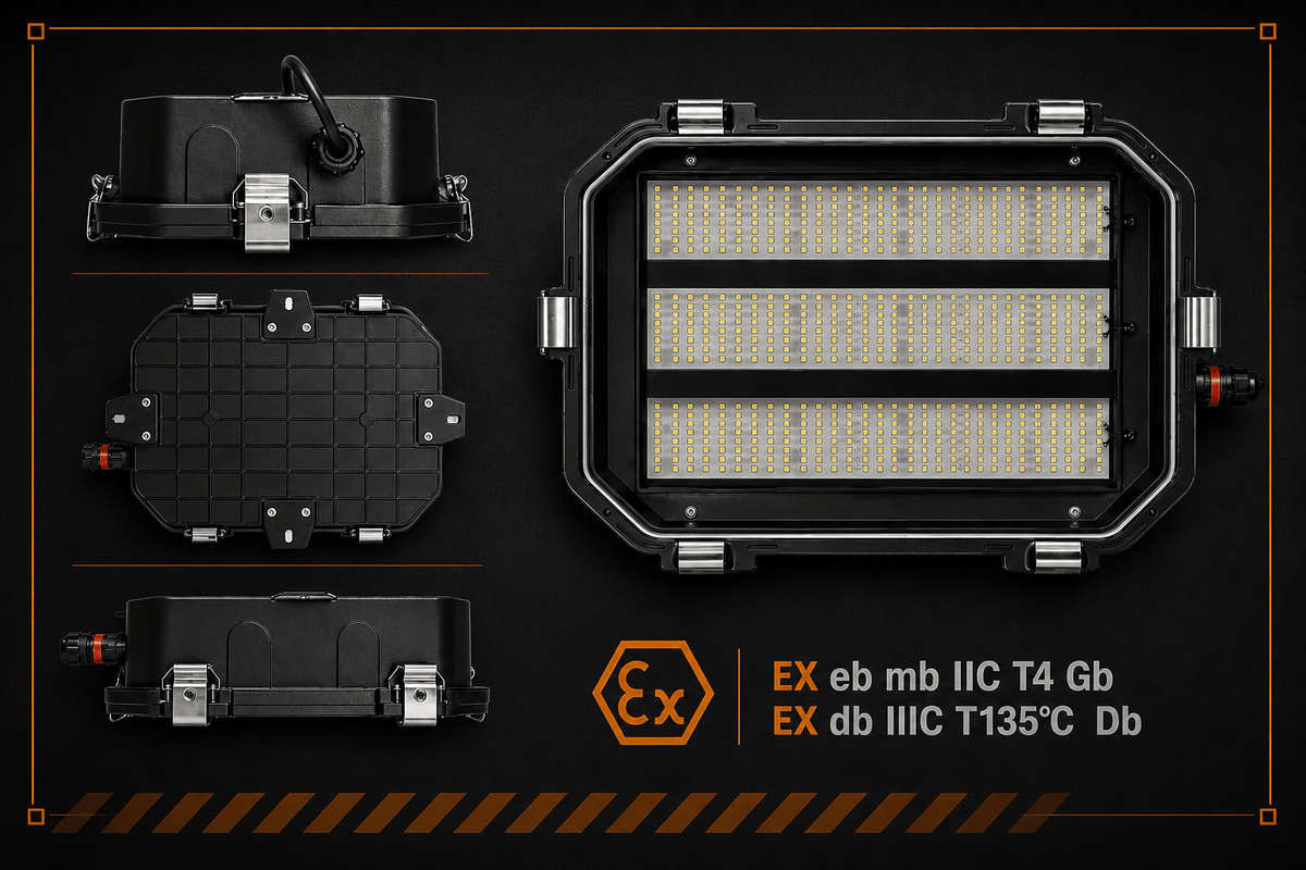 54W LED Explosion Proof Bulkhead - IP65 IK10