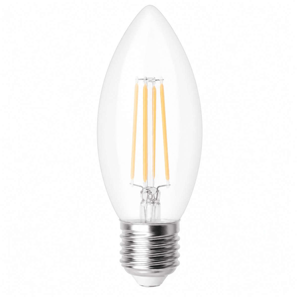 4.5W Dimmable Clear Candle Filament LED Bulb  E14, 2700K Warm White