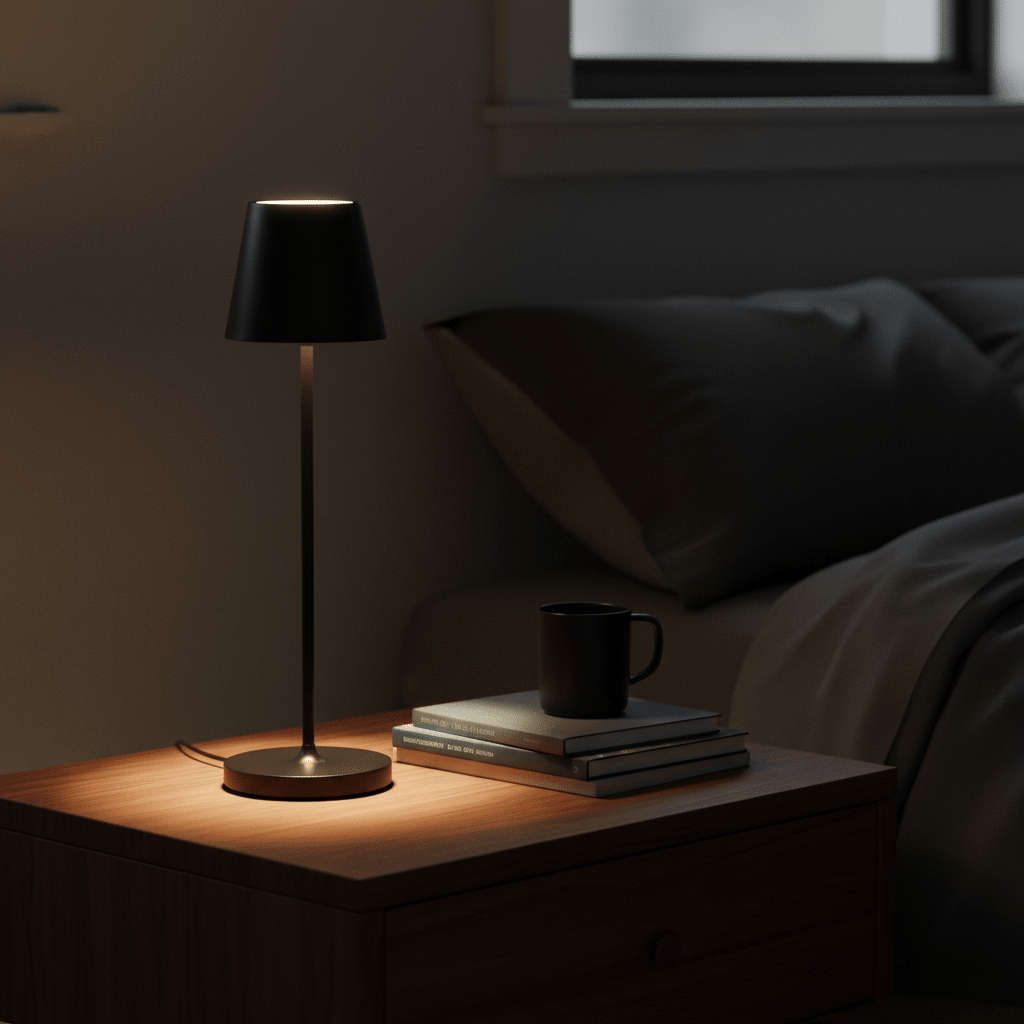 Trevi Rechargeable Table Lamp - Black