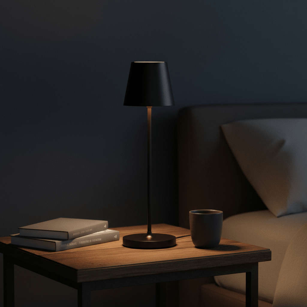 Trevi Rechargeable Table Lamp - Black