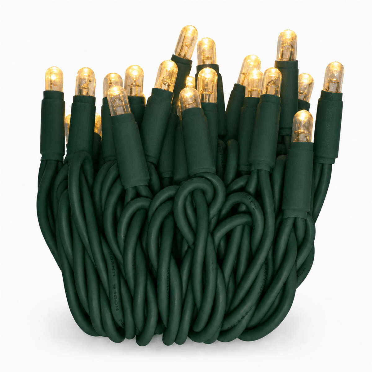 LED Fairy Lights - IP65 Heavy Duty, Green Cable, Warm White - 10 Meters