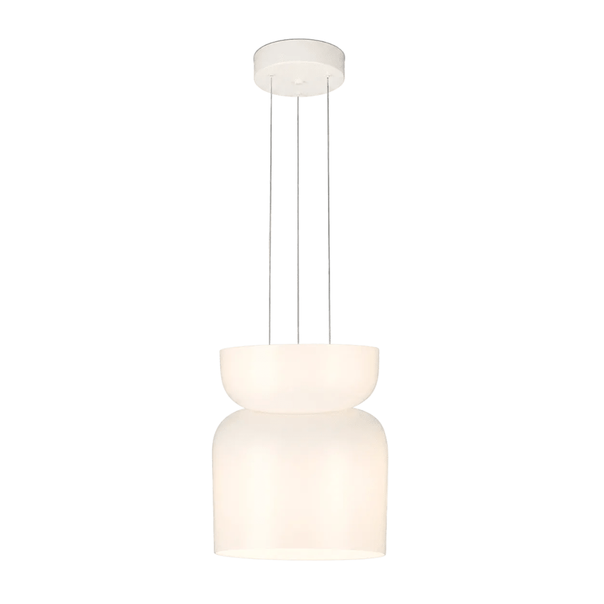 Strata 2 Opal Glass Pendant Light