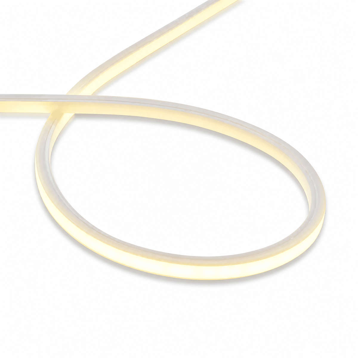 3000K White Back-Bending Neon Flex LED Strip Light, 10W/m, IP65