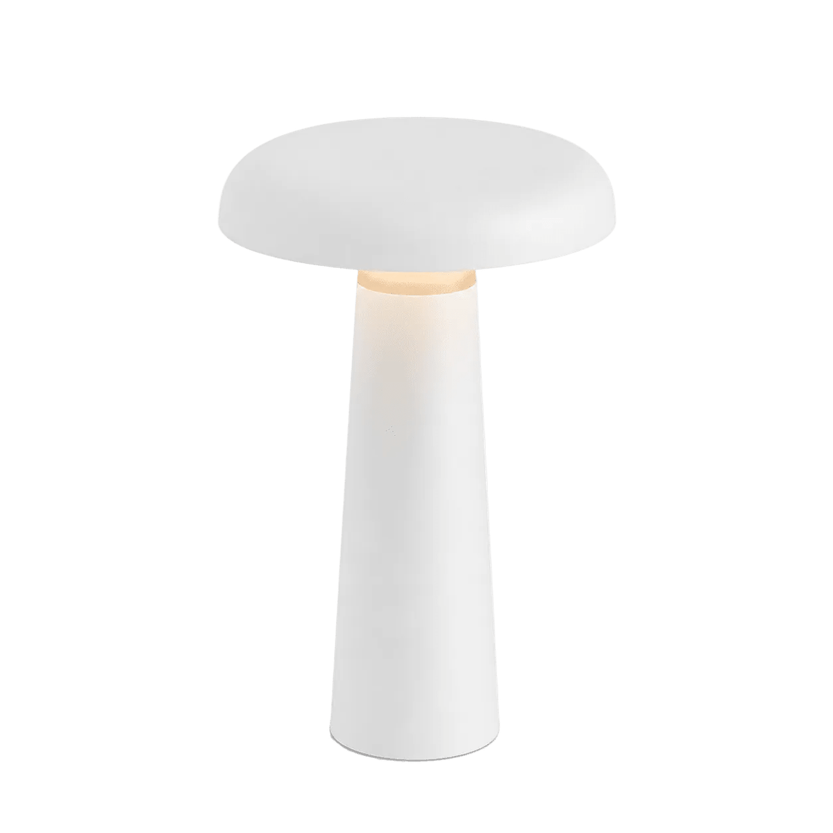 Boletus White LED Table Lamp Rechargeable Dimmable