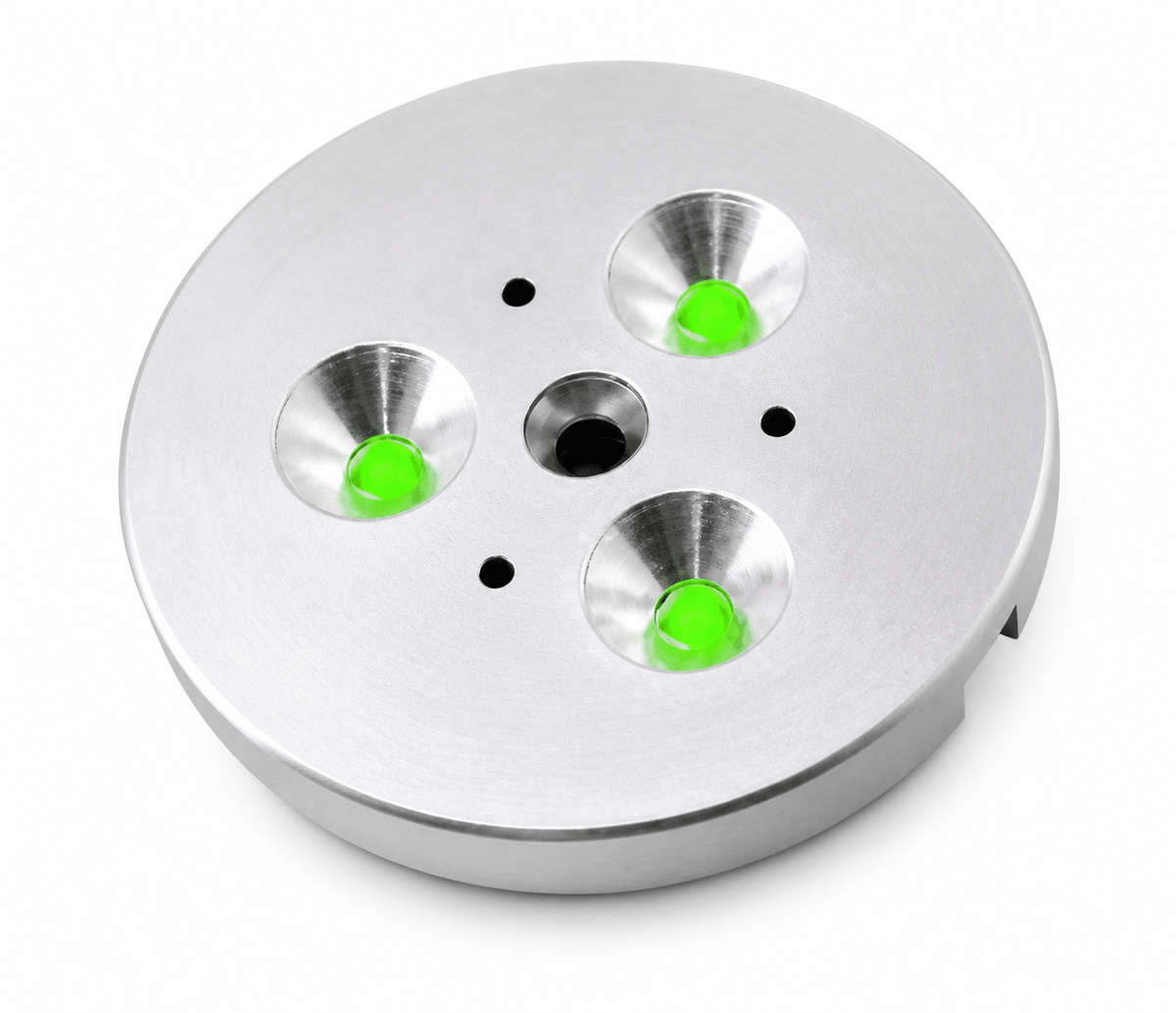 LED Cabinet Light - 3 LED Puck Light - Green