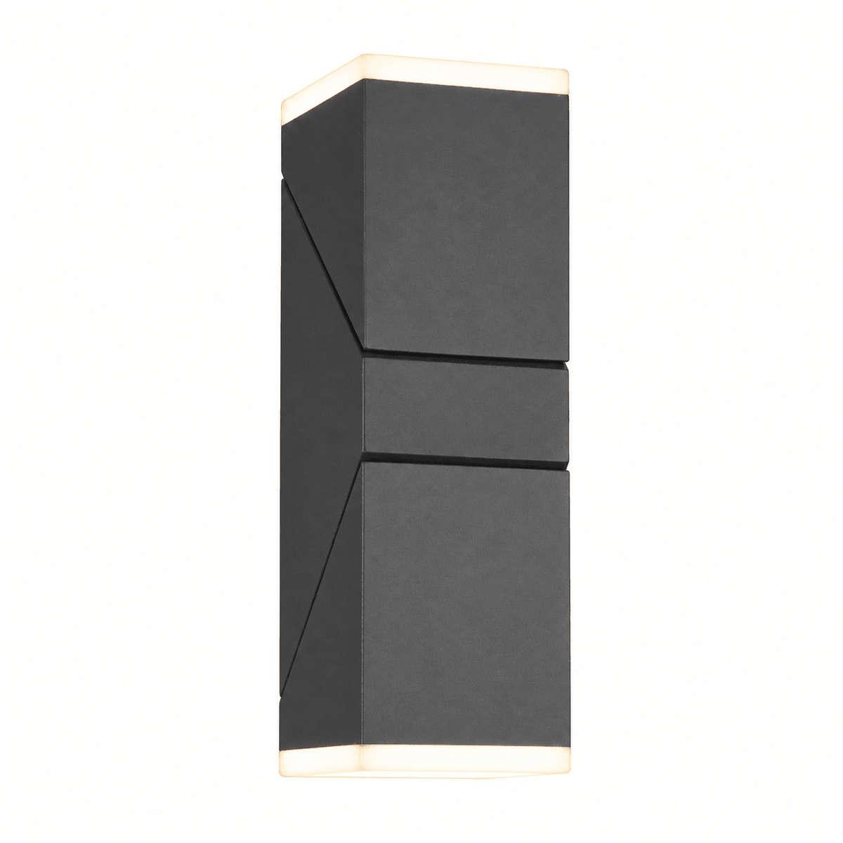 Modern Outdoor LED Wall Light - Up / Down 2 x 6.5W