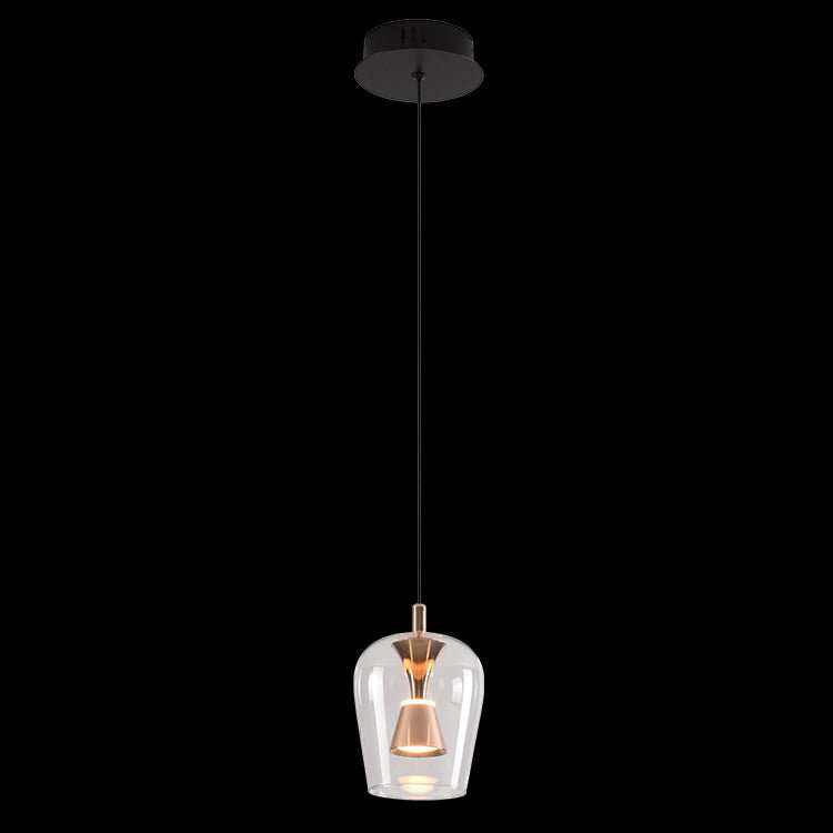 Golden Wizard LED Pendant Light - Black & Gold
