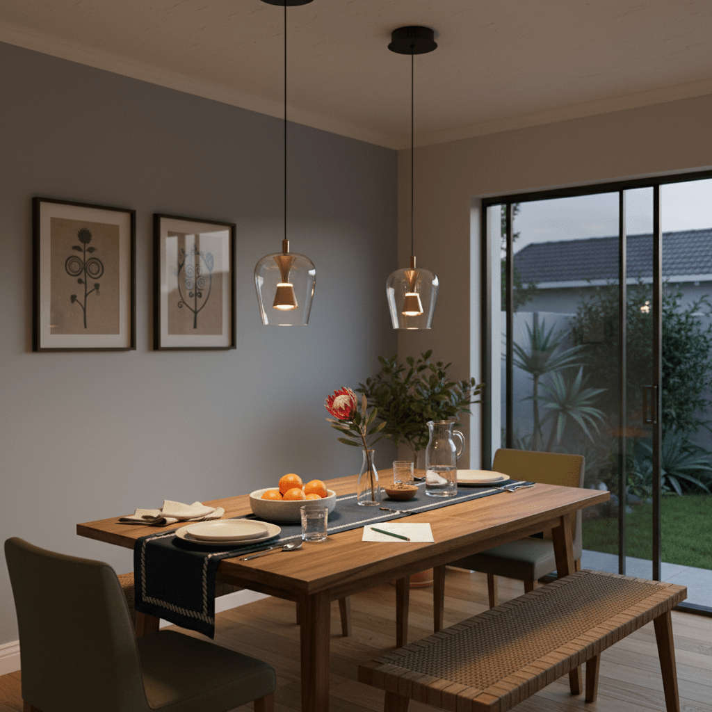 Golden Wizard LED Pendant Light - Black & Gold