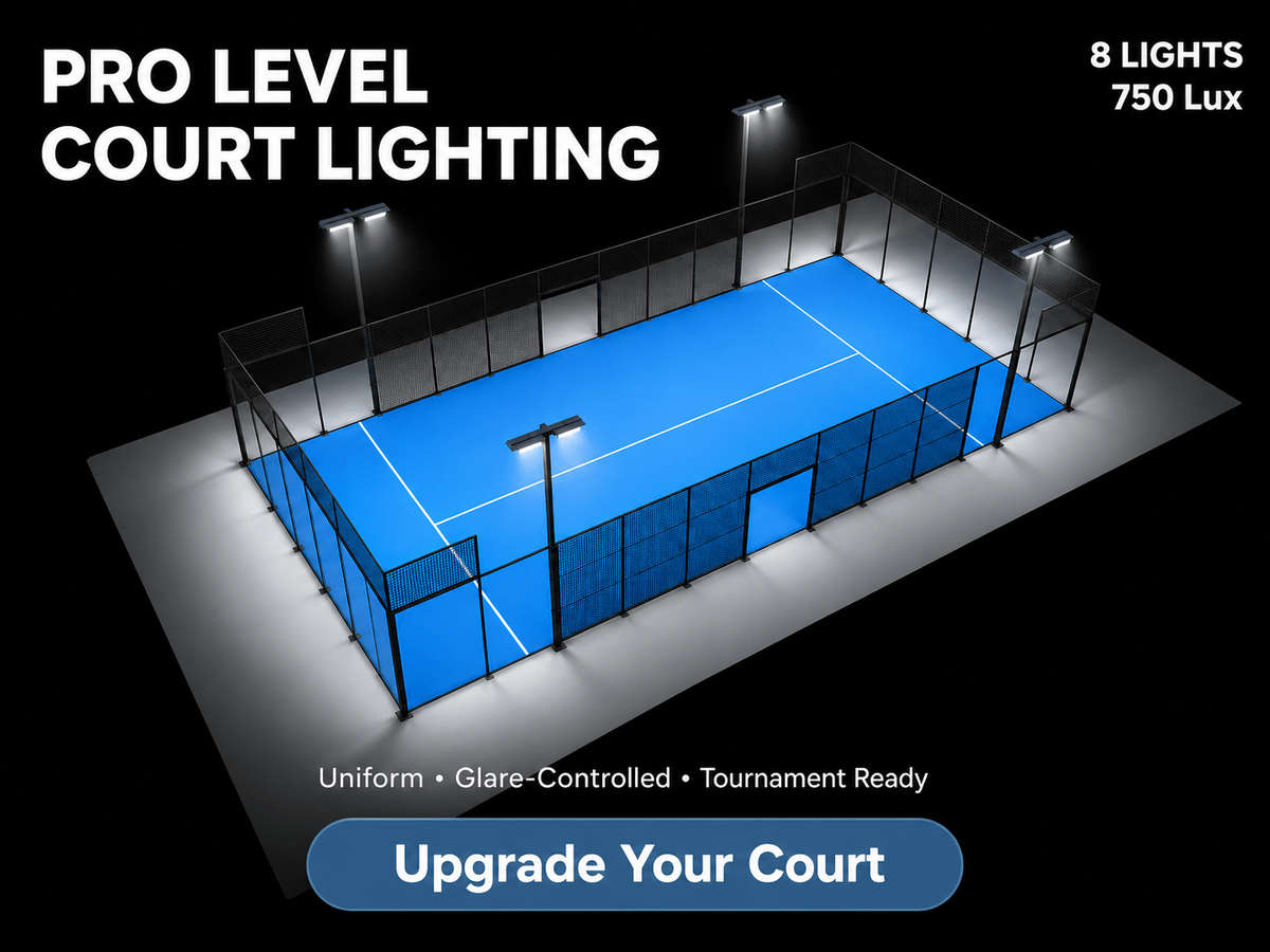 240W Padel Delta Linear LED Floodlight - IP65 (5700K)
