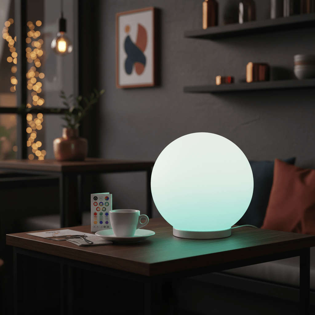 LED Table Lamp - Glam RGB + Warm White