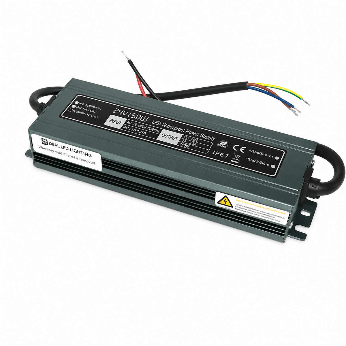 LED Power Supply - Waterproof 24Vdc / 150W