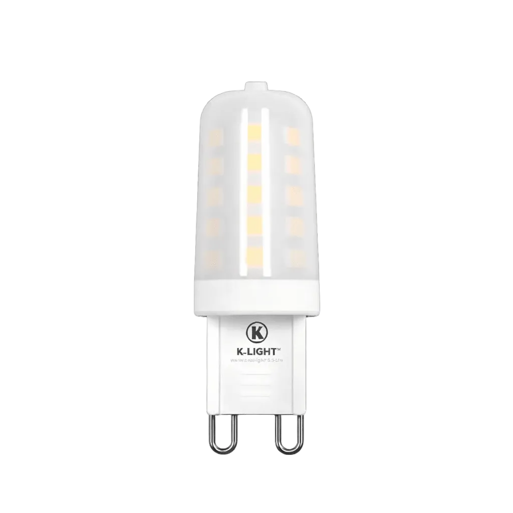 3.5W Clear LED Bulb  G9, 3000K Warm White