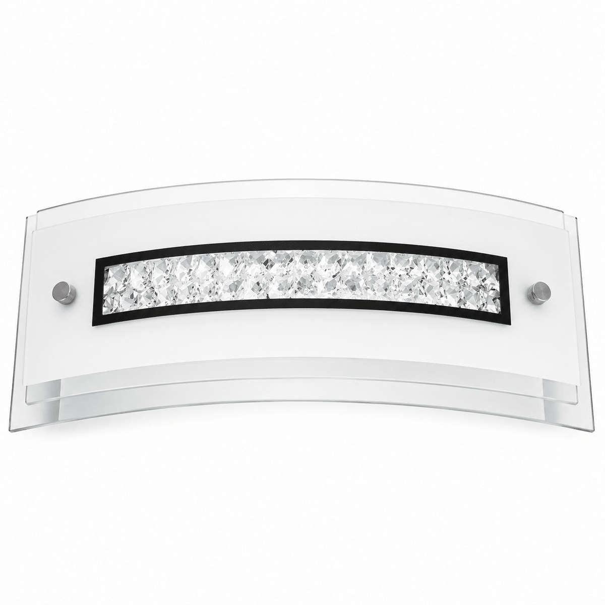 Opal White LED Wall Light - Crystal Embellishments