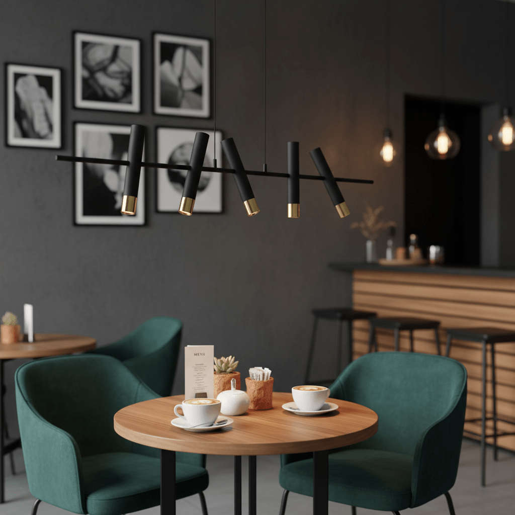 1925 Modern 5 Light LED Pendant