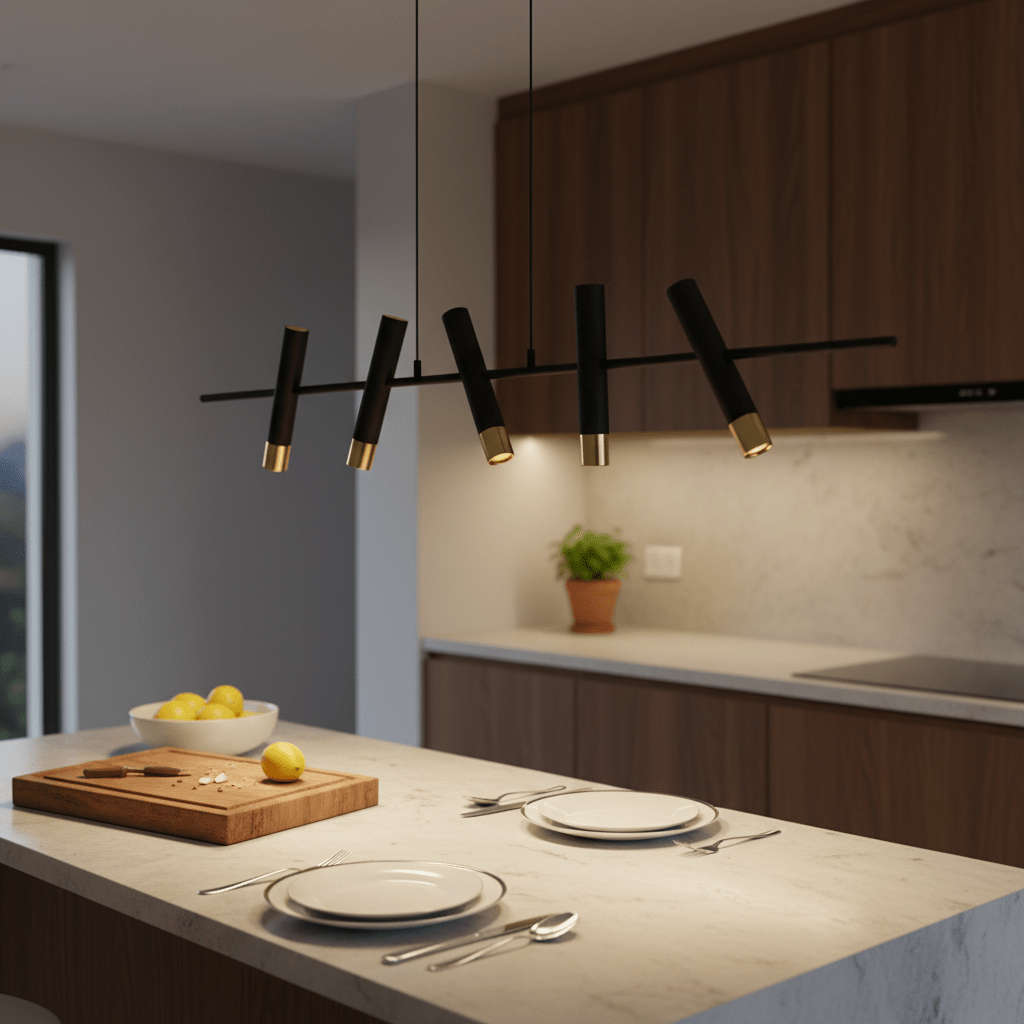 1925 Modern 5 Light LED Pendant