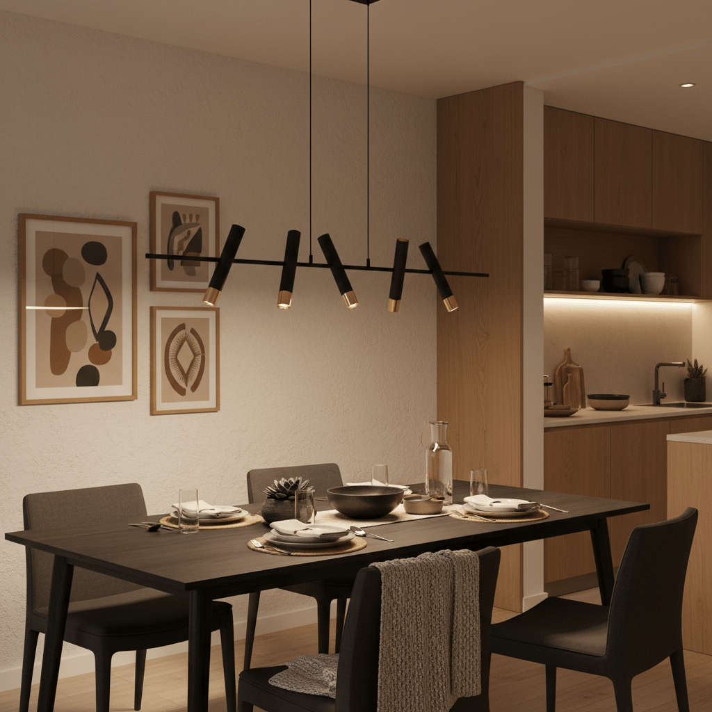 1925 Modern 5 Light LED Pendant