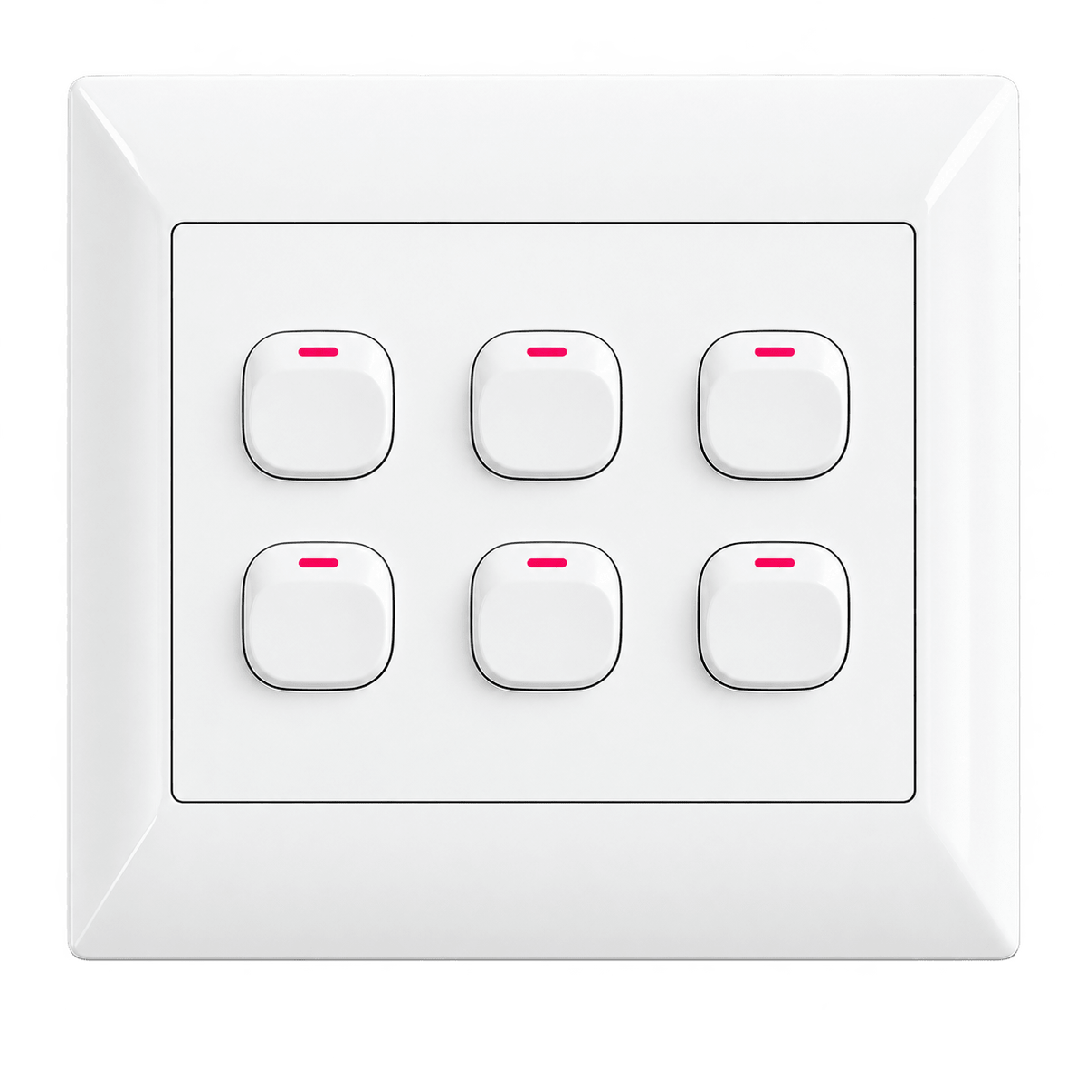 6 Lever 1-Way Switch - 4x4