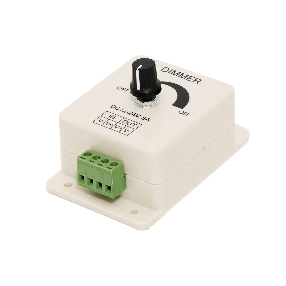 LED Strip Light Dimmer - 12V & 24V - 8A