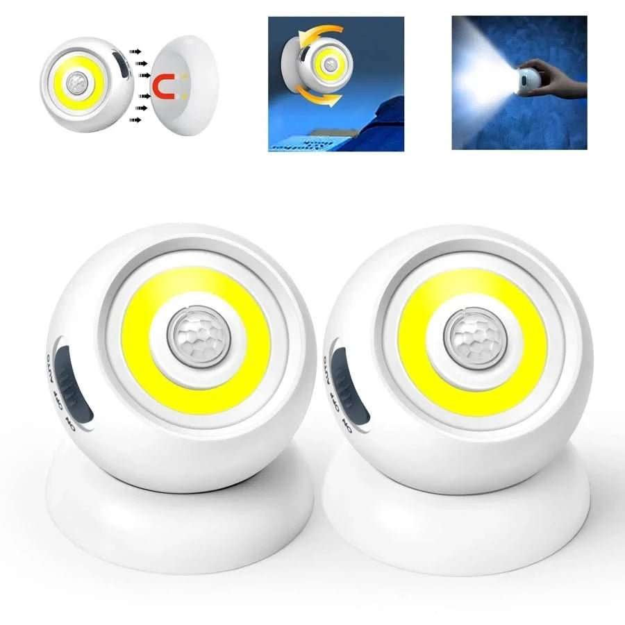 Battery Operated - Motion Sensor, Portable, Magnetic LED Light