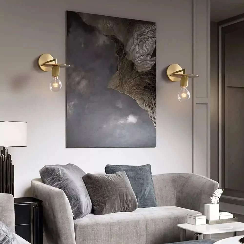 Trend Disc Wall Light - Gold