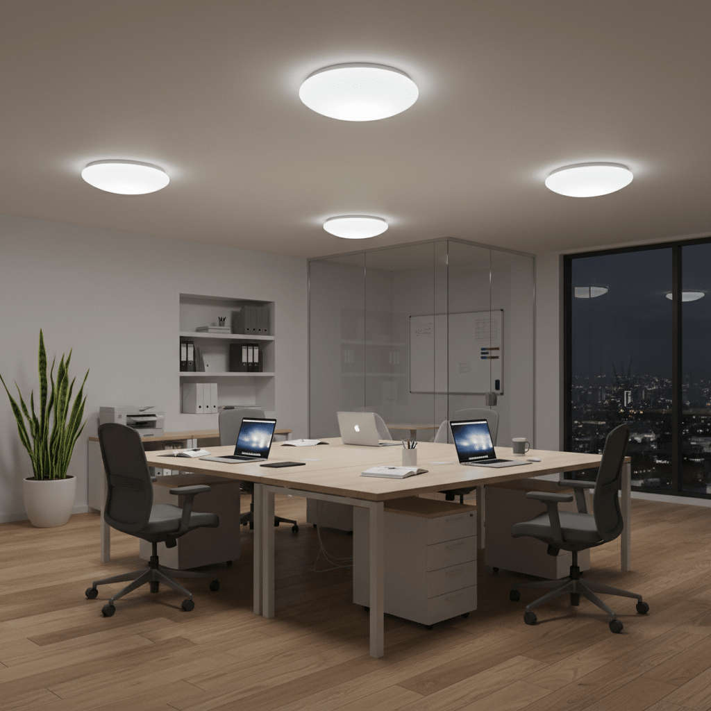 Battery Back Up Ceiling Lights - Medium - 18 Watt