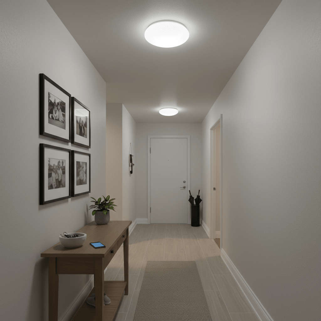 Battery Back Up Ceiling Lights - Medium - 18 Watt