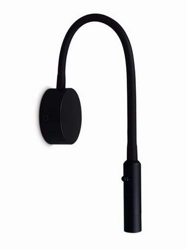 Sheraton Black LED Wall Light - Flexible Arm