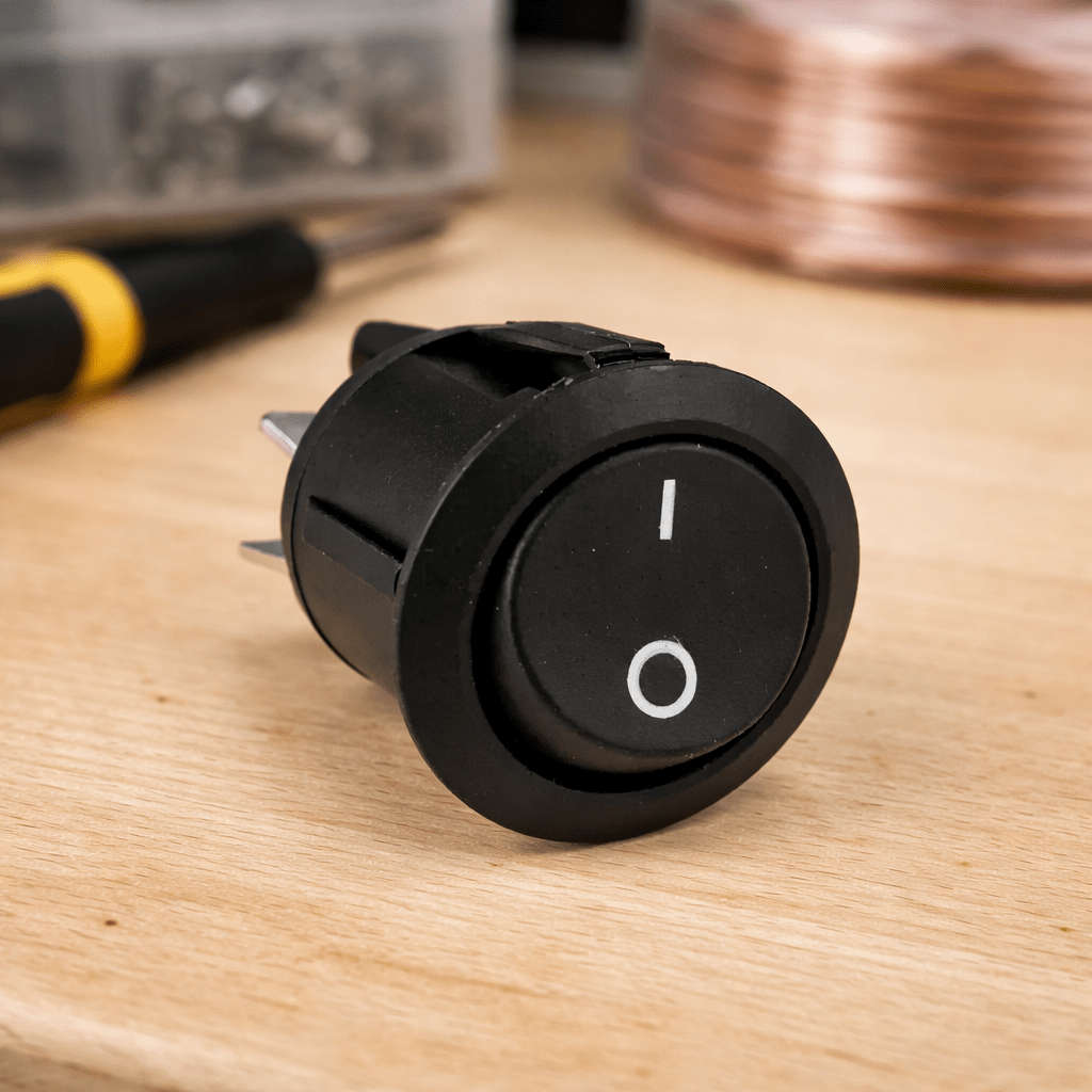 Round Rocker Switch
